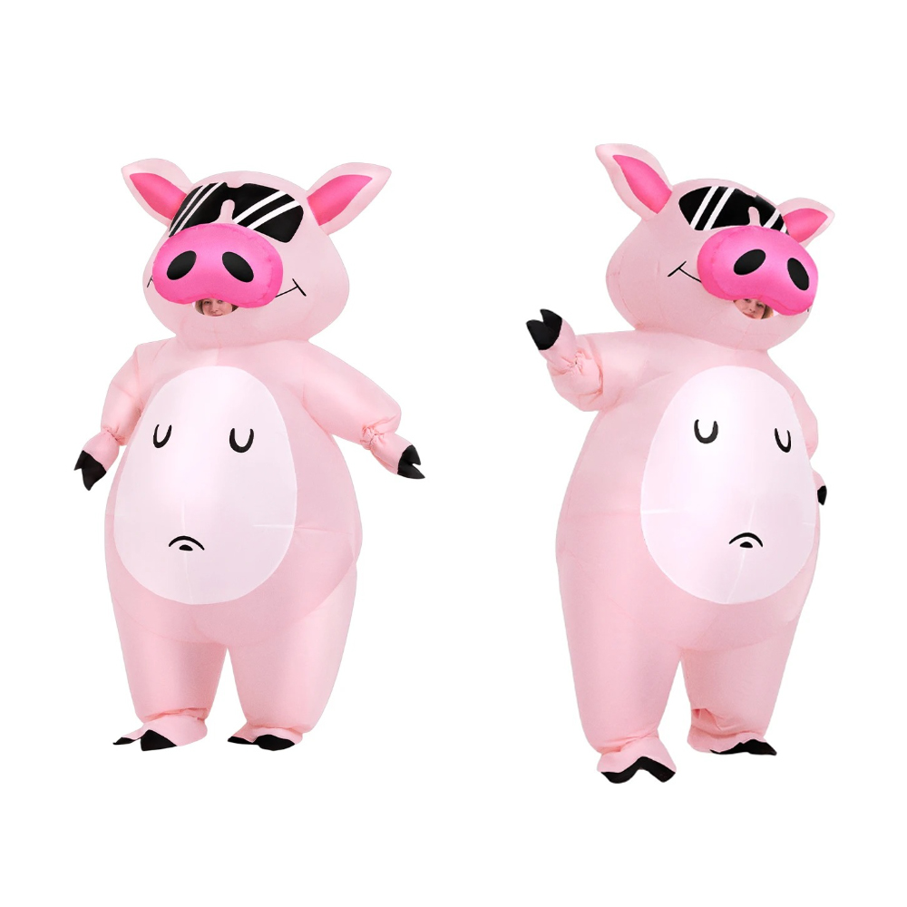 漫画動物子豚のインフレータブルコスチューム アニメピンクスー - Cocktail Shaker Set のレビューと価格