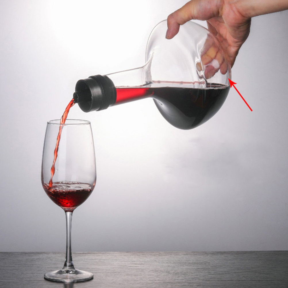 1個入り、1000mlのワインデカンター。赤ワインの風味を引 - Wine Aerator Pour のレビューと価格