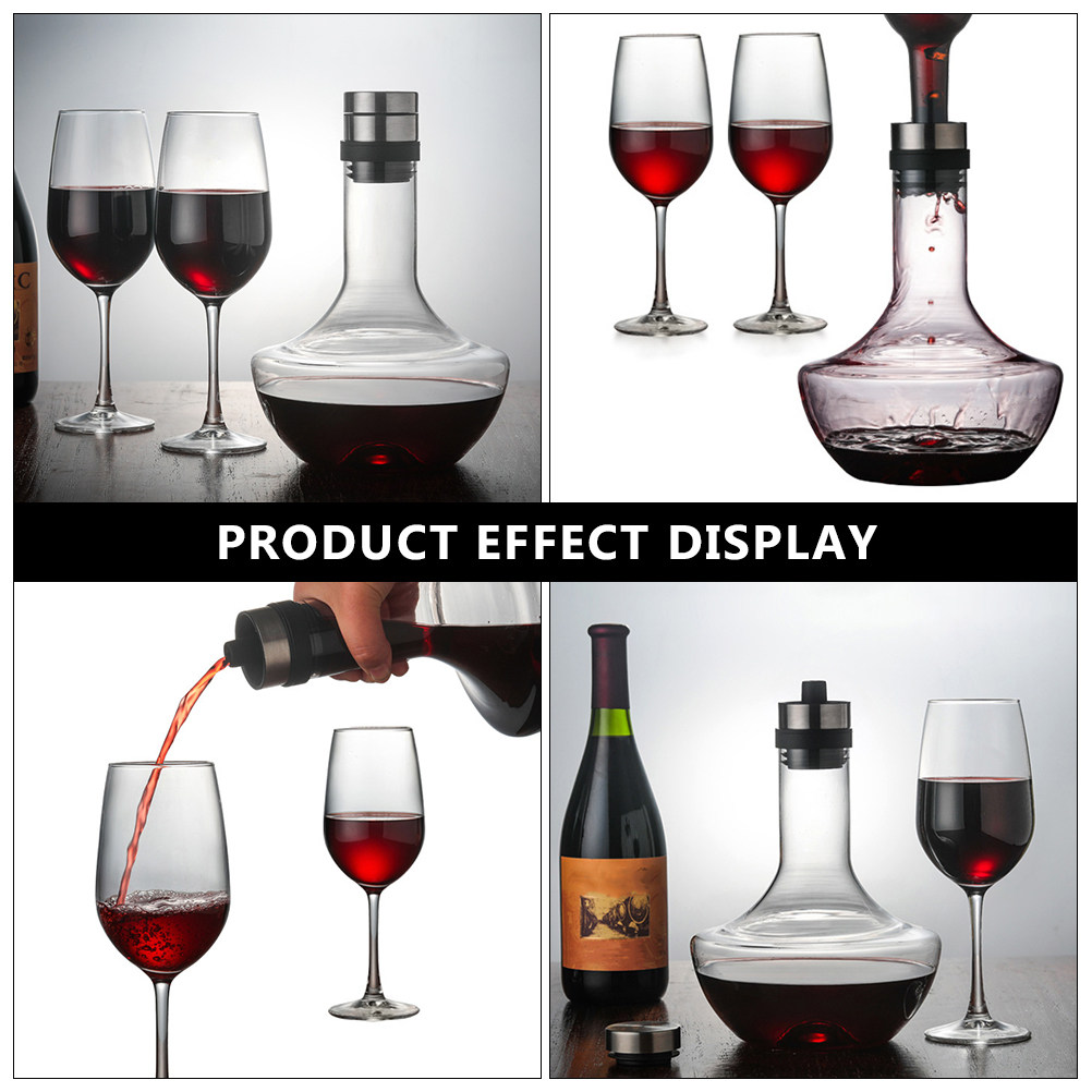 1個入り、1000mlのワインデカンター。赤ワインの風味を引 - Wine Aerator Pour のレビューと価格