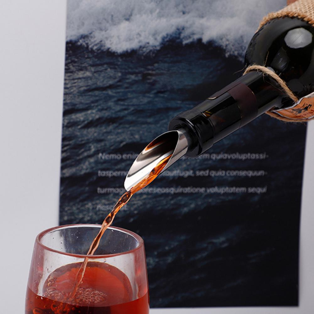 ステンレス製のクラシックなステンレス製ボトル,注ぎ口,縦型, - Wine Aerator Pour のレビューと価格